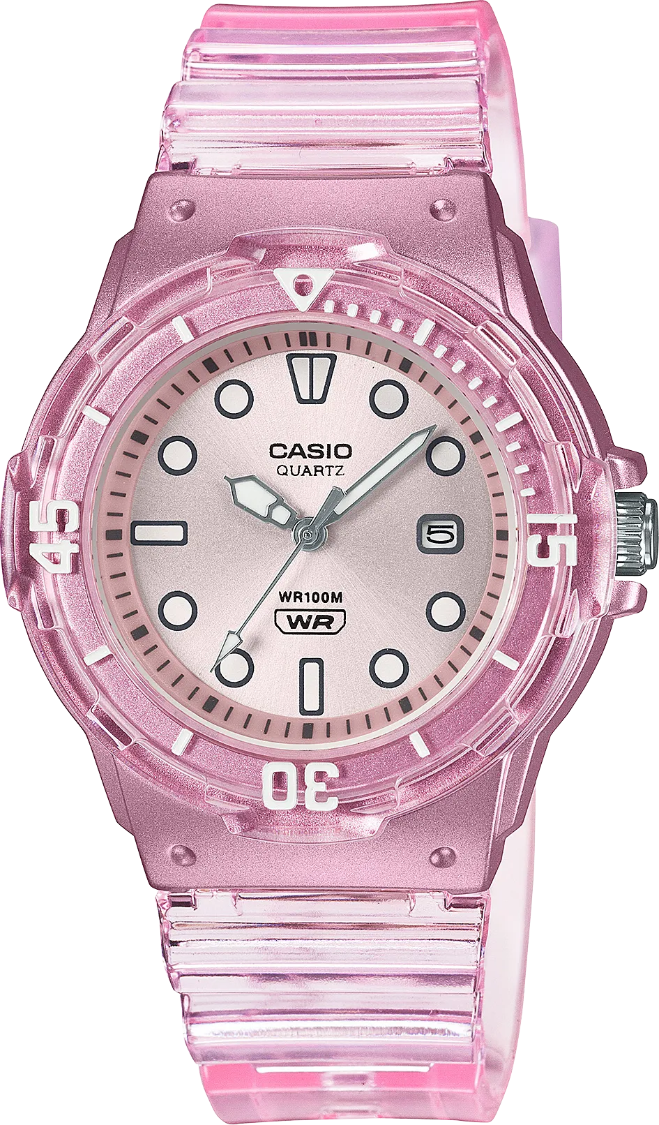 CASIO Timeless Collection Uhr LRW-200HS-4EV | Pink/Transparent