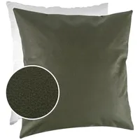 Kisska Kissenbezug Kunstleder Dekokissen Sofakissen Leder-Kissenbezüge Kissenhülle Kissen KUMO
