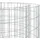 vidaXL Gabionen-Feuerstelle 100 × 100 × 100 cm