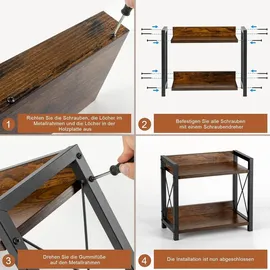 anboxit Holz 2 Tier, Küchenregal Organizer,