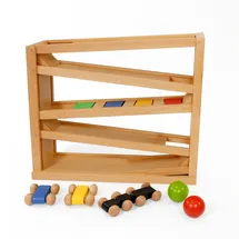 Lemodo Holz Kugelbahn Buche