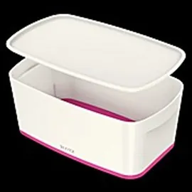 Leitz MyBox Aufbewahrungsbox 31,8 x 19,1 x 12,8 cm 1-tlg. perlweiß/pink