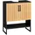 SoBuy Waschbeckenunterschrank 60 x 70 cm Schwarz