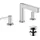 Hansgrohe Finoris 3-Loch Waschtischarmatur 110 Chrom
