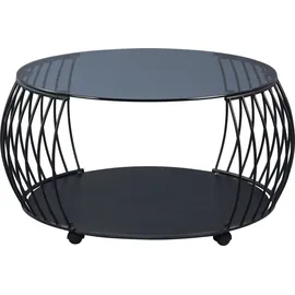 M2 Kollektion Couchtisch Shanghai 2 Grau 80 x 46 x 80 cm