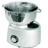 Syntrox 5,8 l Küchenmaschine Wanaxa mit Fleischwolf | Mixer | Teigknetmaschine, Geräuscharme Knetmaschine, Küche Zubehör, robust, 1200 Watt, mit Sicherheitsschutz (Weiß)