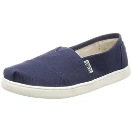TOMS Unisex Kinder Alpargata Core Flache Slipper, Marineblau, 36.5 EU