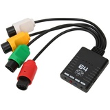 Für N64 Konsolenkonverter, Bluetooth Wireless Controller Adapter Unterstützt 4 Player Für PS3 Für PS5 Für Für One S Für Wii Für Switch Pro Für Retro Bit