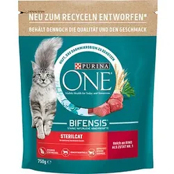 PURINA ONE® Katzen-Trockenfutter Sterilcat Rind und Weizen 750,0 g