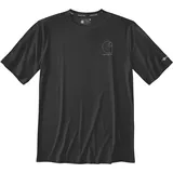 CARHARTT Force Sun Defender S/S T-Shirt, - T-Shirt Gr M schwarz,