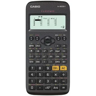 Casio FX-82DE X CLASSWIZ, BATTERIEBETRIEB,Black, Language-
