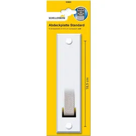Schellenberg Abdeckplatte Standard Maxi 18,5 cm Einlasswickler Weiß