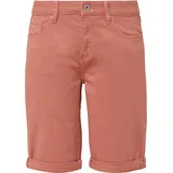 QS Catie Jeansshorts Slim Fit Mid Rise Orange 34