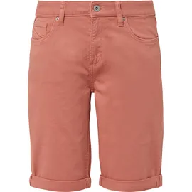 QS Catie Jeansshorts Slim Fit Mid Rise Orange 34