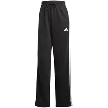 adidas Essentials 3-Streifen Open-Hem French Terry Damen Hose, schwarz - XL