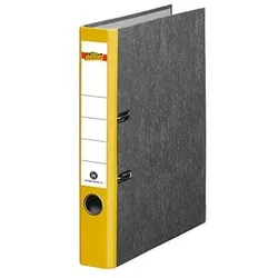 office discount Ordner gelb marmoriert Karton 5,0 cm DIN A4
