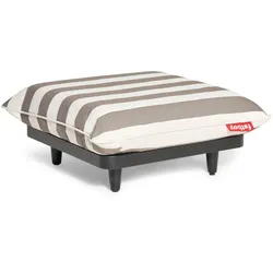 Fatboy - Paletti Outdoor-Sofa, Hocker, weiß / kakao gestreift