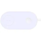 Cyoo Mini Dual Phone Wireless Lade Pad - Weiß