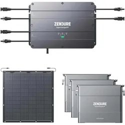 Zendure Smart PV 0% MwSt §12 III UstG Hub 2000 Balkonkraftwerk bis 2.400 Watt, 5...