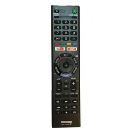 azurano Fernbedienung für SONY RMT-TX300E, 1-493-314-11, kompatibel mit SONY Bravia LED Smart TV - Direkttasten für Youtube & Netflix - Schwarz