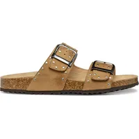 GEOX Sandalette aus Leder Modell BRIONIA, Beige, 37