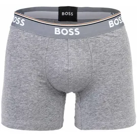 Boss Power Boxershorts 3 Einheiten Open Grey M