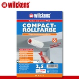 Wilckens 2,5 l Compact Rollfarbe Weiß Dispersionsfarbe Wandfarbe Innen