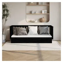 vidaXL Tagesbett 90 x 190 cm Schwarz