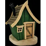 Räucherofen Rauchhaus Abenteuerhaus Grün Höhe 20cm NEU