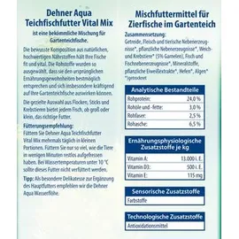 Dehner Teichfischfutter Vital Mix 3,5 l