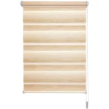LIEDECO Doppelrollo Farbverlauf 70 x 150 cm braun