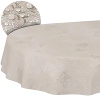 ANRO Stoff Tischdecke Tischwäsche Textil Tischtuch Baumwolle Polyester Gewebe