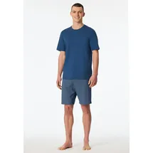 SCHIESSER Pyjama Casual Essentials Blau 58