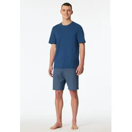 SCHIESSER Pyjama Casual Essentials Blau 58