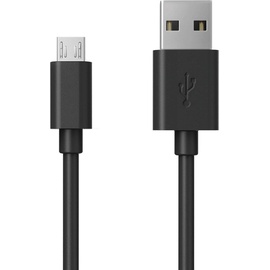 Ultron RealPower Kabel USB-A/Micro-USB 0.6m Schwarz (255651)