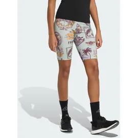 adidas X Farm Radlershorts grau|violett|gelb XL