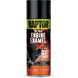U-POL RAPTOR Engine Enamel | Motorlack | 1K Spraydose | Hitzebeständig bis 300°C | Motorblöcke & Motorraum | Schutz vor Hitze, Öl & Fahrzeugflüssigkeiten (flat black/mattschwarz - 363ml)
