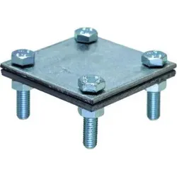 Obermoser Kreuzverbinder 60x60x3mm A4 fl/fl