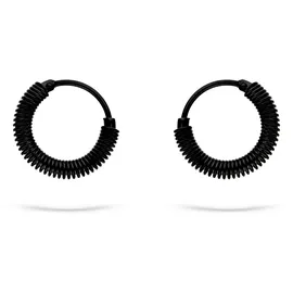 Liebeskind Berlin Creolen Twist Edelstahl Schwarz unisize