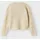 NAME IT Mädchen Nkfholly Boxy Short Knit Card Noos Strickjacke, Pure Cashmere, 134 EU - 134-140