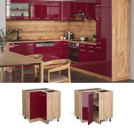 Vicco Eckunterschrank R-Line 75,6 x 46 x 81,6 cm Rot