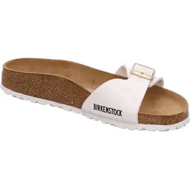 Birkenstock Madrid Birko-Flor Lack schmal patent white 41