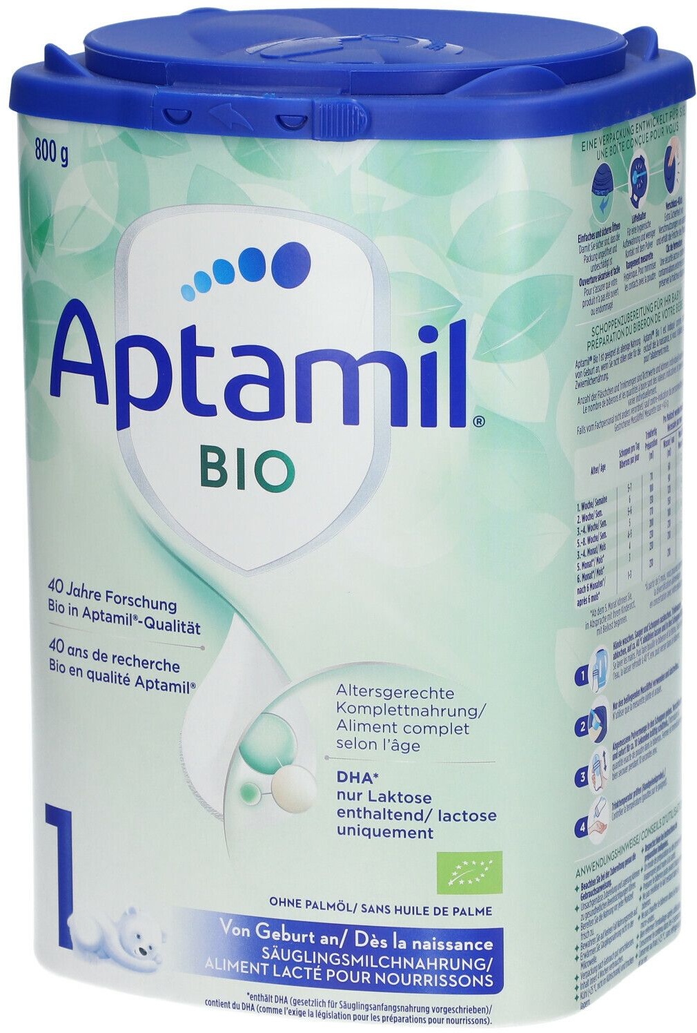 Aptamil® Bio 1 Lait pour nourrissons 800 g Poudre