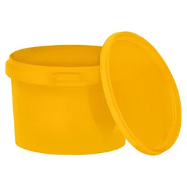 Benbow Eimer mit Deckel gelb 5 x 0,5 l