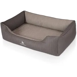 Knuffelwuff Hundebett Outlander M-L 85 x 63 cm grau