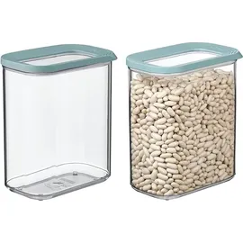 Mepal Rechteckige Vorratsdosen 2-teiliges Set nordic green 2 x 1,5 l