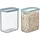 Mepal Rechteckige Vorratsdosen 2-teiliges Set nordic green 2 x 1,5 l