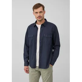 s.Oliver Langarmhemd Regular Fit Blau XXL