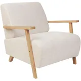 Beliani Sessel, Beige, Hellbraun, 77x79x90 cm, Wohnzimmer, Sessel, Polstersessel
