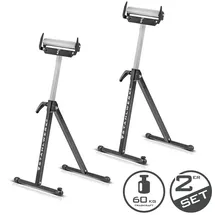 STAHLWERK Rollenbock 2er Set 60 kg höhenverstellbar 720 - 1100 mm Arbeitsbock